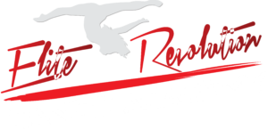 Elite Revolution Dance Academy Logo White