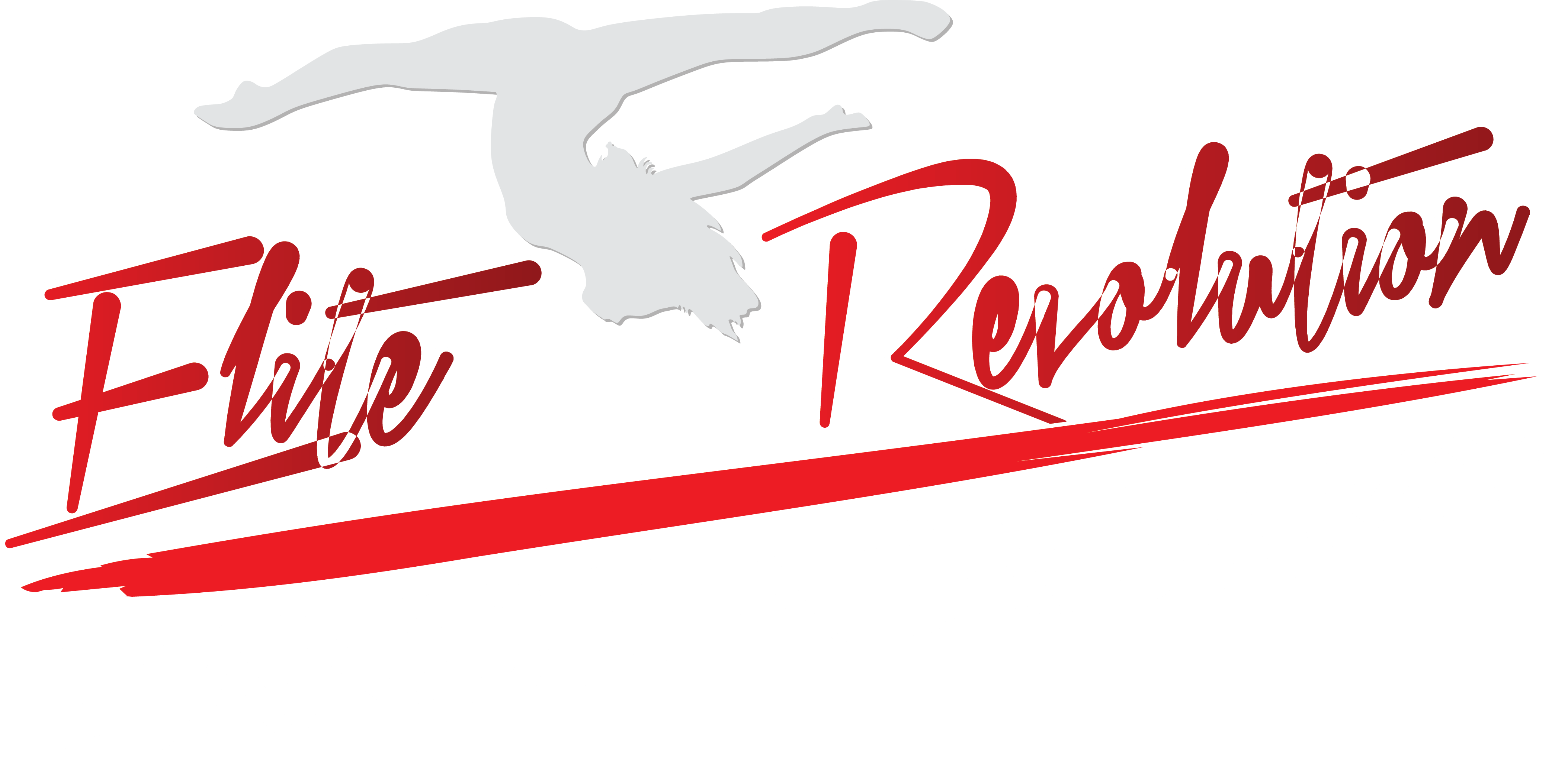 Elite Revolution Dance Academy Logo White